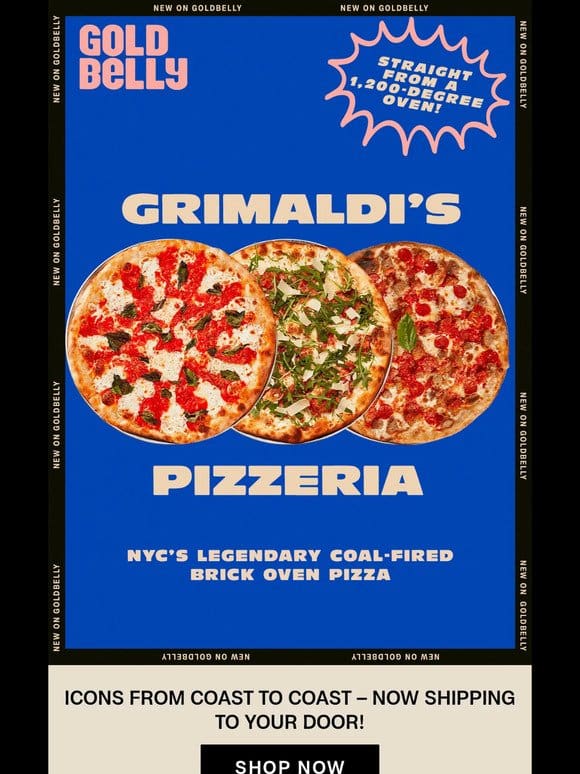 NEW on GB! Grimaldi’s Pizza + Gibsons Steakhouse + More!