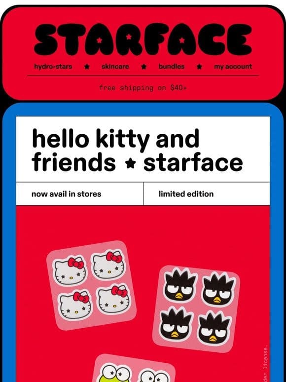NOW @ CVS: HELLO KITTY AND FRIENDS x STARFACE
