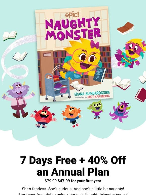 Naughty Monster is here! Unlock the new series.