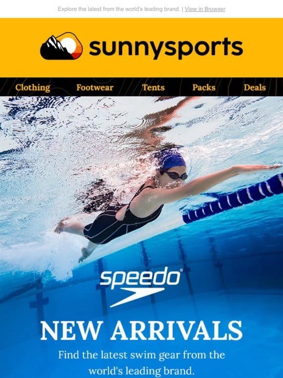 New Arrivals Alert: Dive into Fresh Speedo Swim Styles!