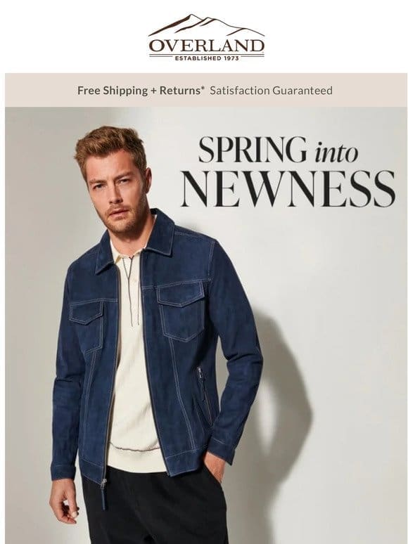 New Arrivals: Spring Leather Jackets