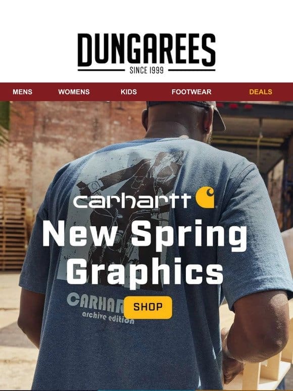 New Carhartt: Spring Graphic Tees are In