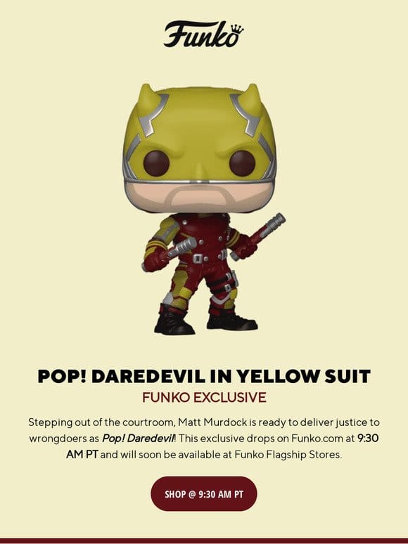 New Exclusive: Daredevil in Yellow Suit