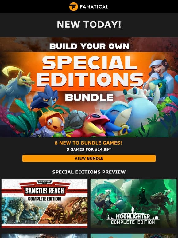 New Game Bundle! Craft your ultimate Special Editions collection!