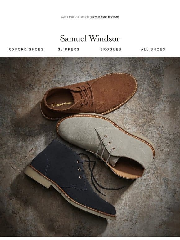 New In! Desert Boots now in stock!