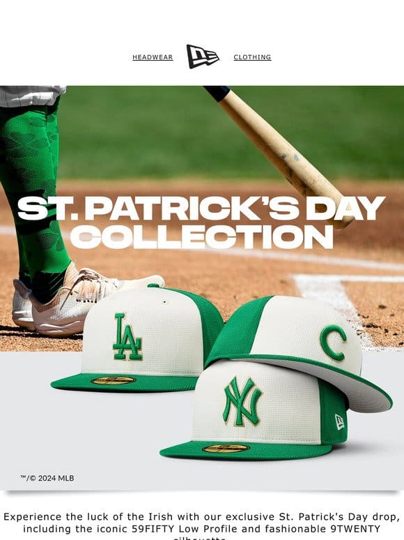 New In: MLB St. Patrick’s Collection
