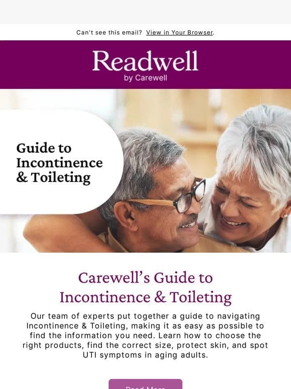 New! Introducing Carewell’s Guide to Incontinence