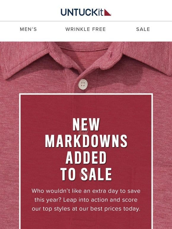 New Markdowns Starting at $49