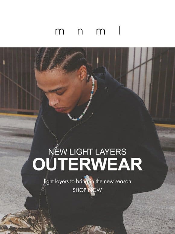 New Outerwear: light layers for Spring