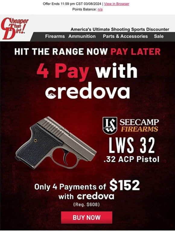 New Seecamp Pocket Pistols in Stock – Only 4 Payments of $152