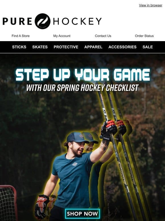 New Skates ✅ New Stick ✅ New Threads ✅ Our Spring Hockey Checklist Has It All!