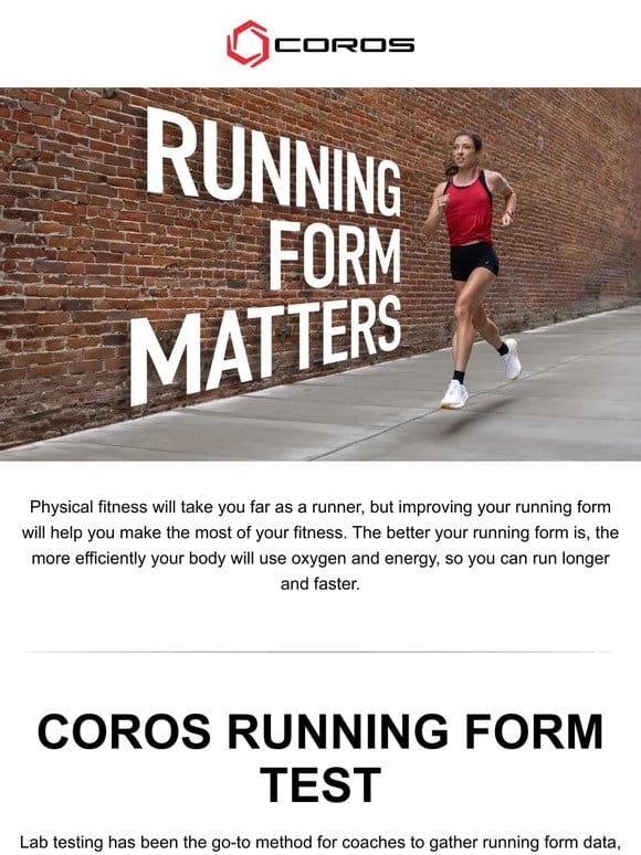 New Test To Improve Your Running Form