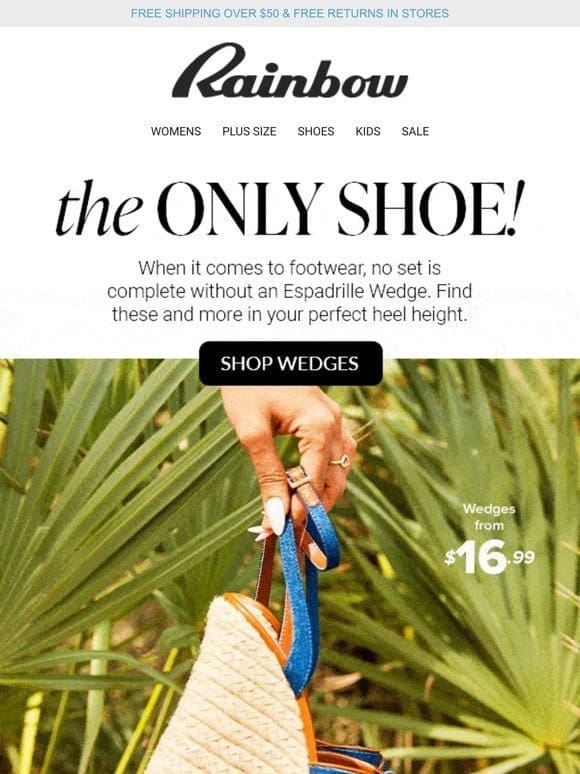 New Wedges From $16.99   You Need These， —!
