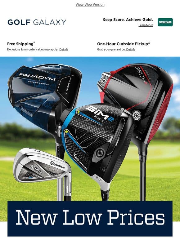 New low prices alert! Up to $200 off top clubs