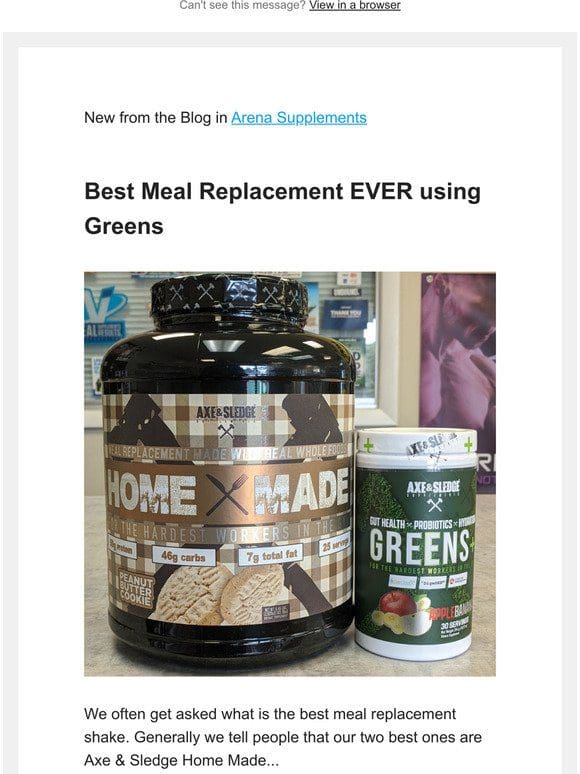 New post in Arena Supplements