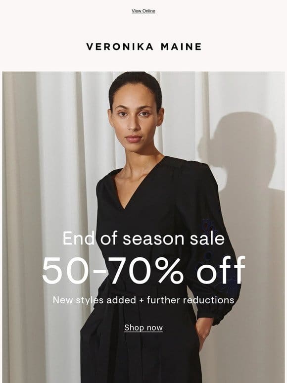 New to SALE | 50-70% off