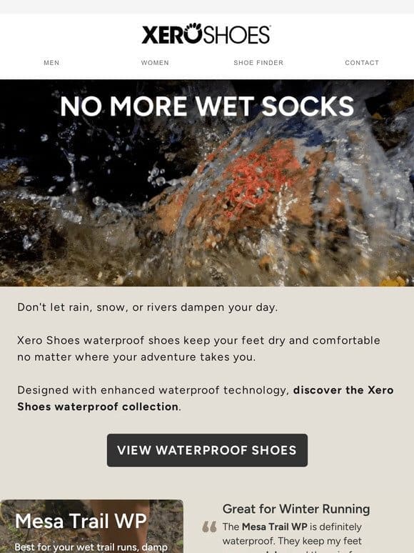 No More Wet Socks  ❄️
