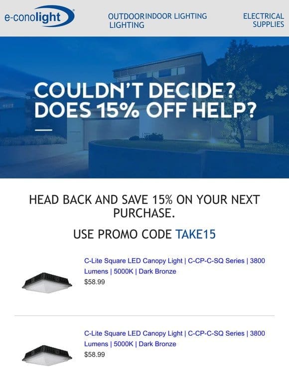 Not sure? Use this 15% off coupon to help decide