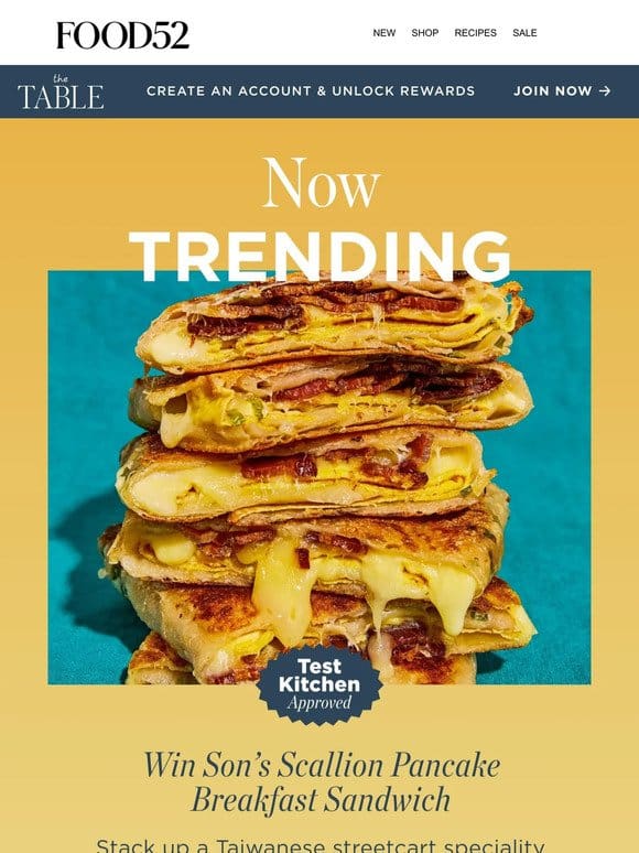 Now trending at Food52: TikToks ❤️ recipes & tips.