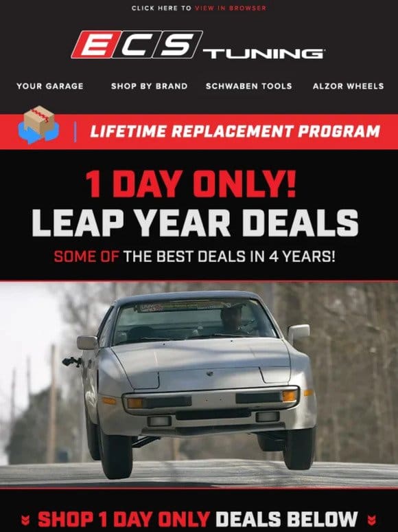 One Day Only Leap Year Sale – Up To 78% Off