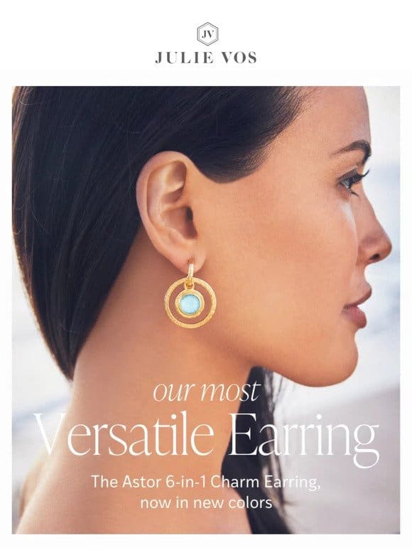 One earring， six ways to wear it!