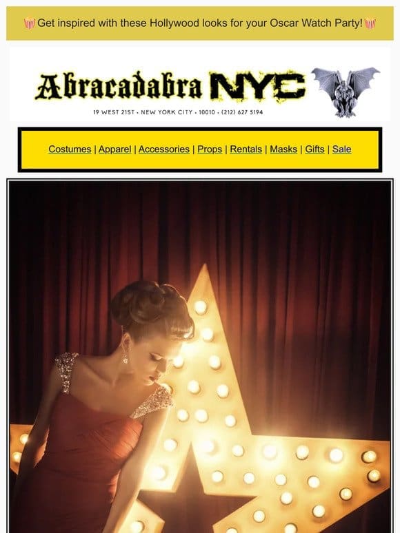 Oscar-Worthy Deals on Red Carpet Looks at AbracadabraNYC!