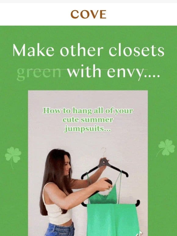 Other closets will be green with envy…
