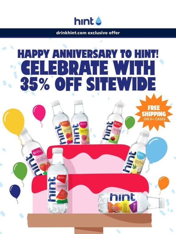 Our 19th Anniversary! 35% off sitewide starts now