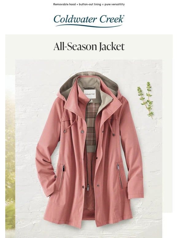 Our All-Season Jacket is Your Favorite Layer