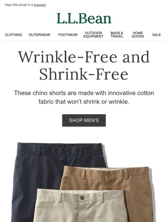 Our Bestselling Wrinkle-Free Shorts