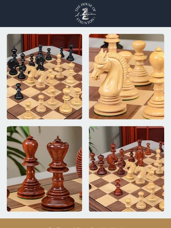 Our Featured Chess Set of the Week – The Segura Series Luxury Chess Pieces – 4.3″ King