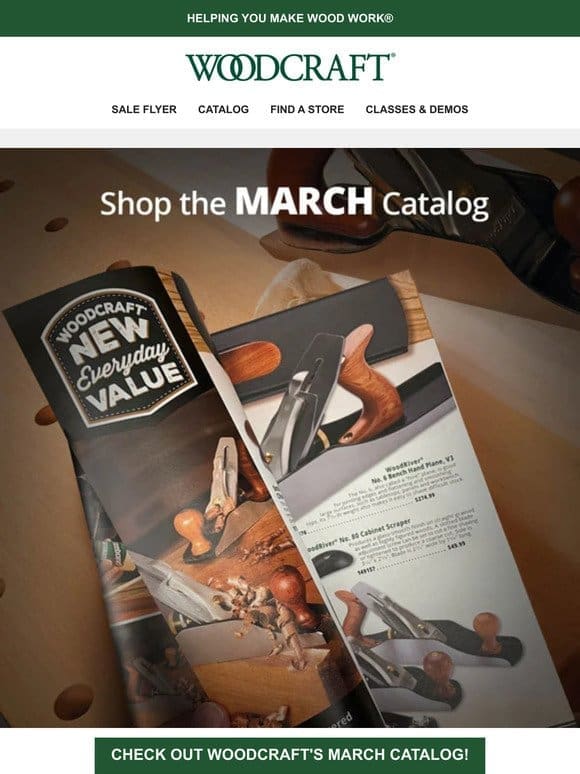 Our March Catalog—and New Everyday Value Items—Are Here!