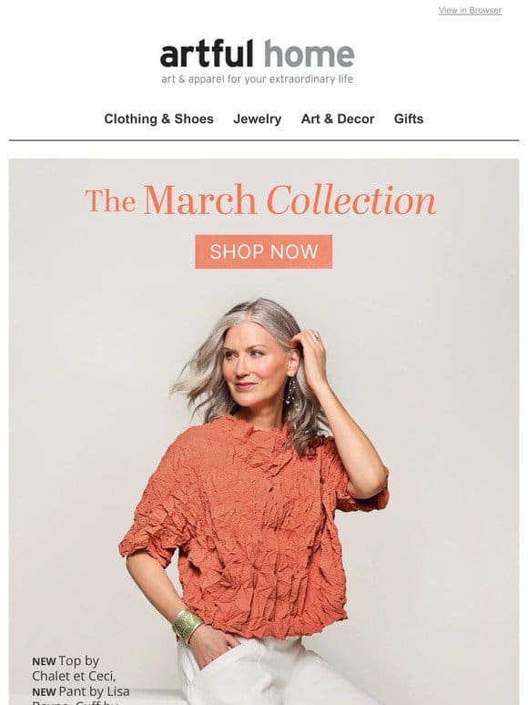 Our March Collection Is Here!