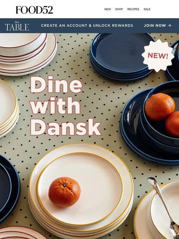 Our iconic Dansk collection has a new addition