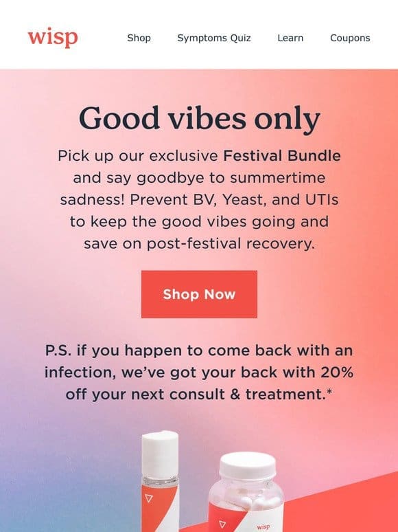 Our new Festival Bundle is prevention perfection ✨