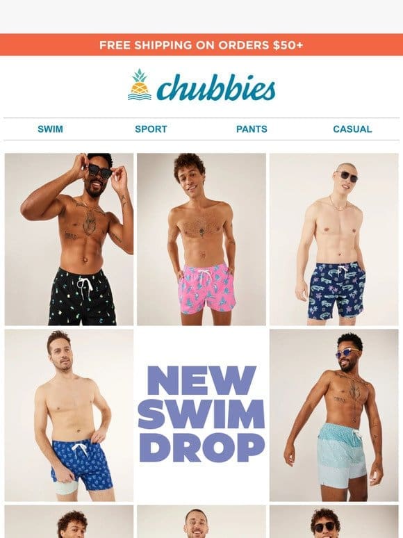 Our swim trunks just got a pretty awesome upgrade