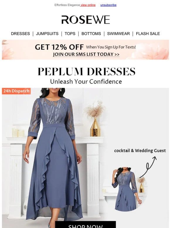 PEPLUM DRESSES: MORE DETAILS!