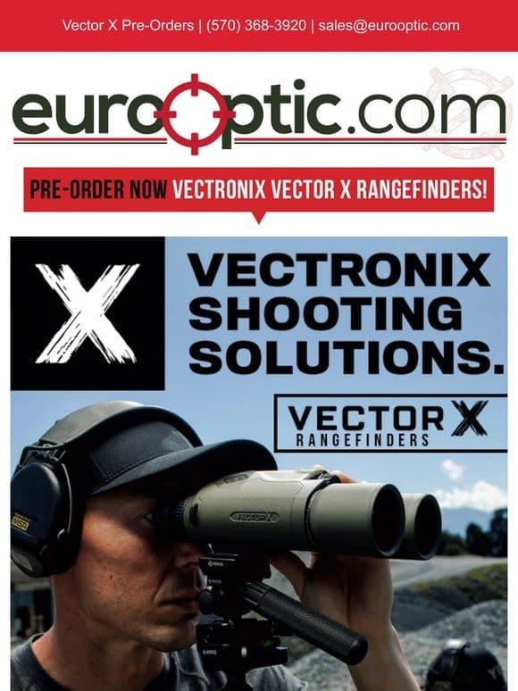PRE-ORDER NOW: Vectronix Shooting Solutions Vector X Rangefinders!
