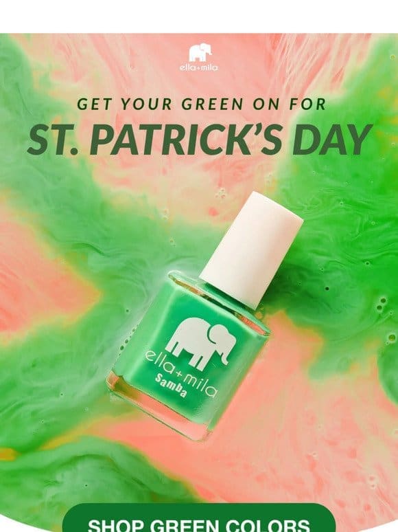 Paint your nails green