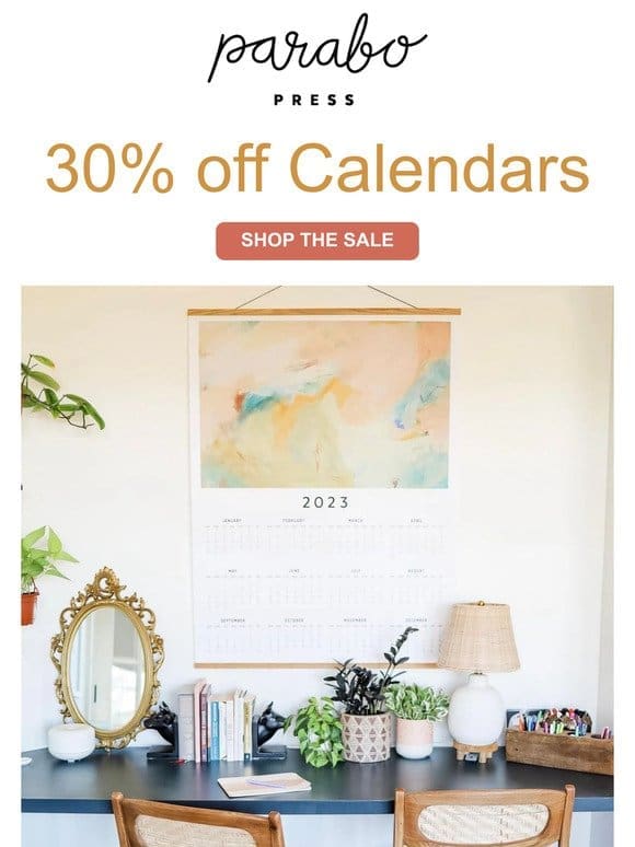Photo Calendars are 30% off!