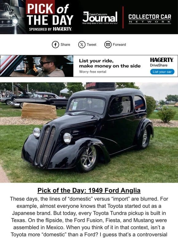 Pick of the Day: 1949 Ford Anglia