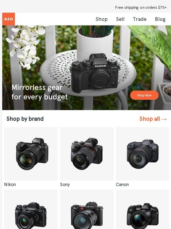 Pre-owned Mirrorless gear you’ll love