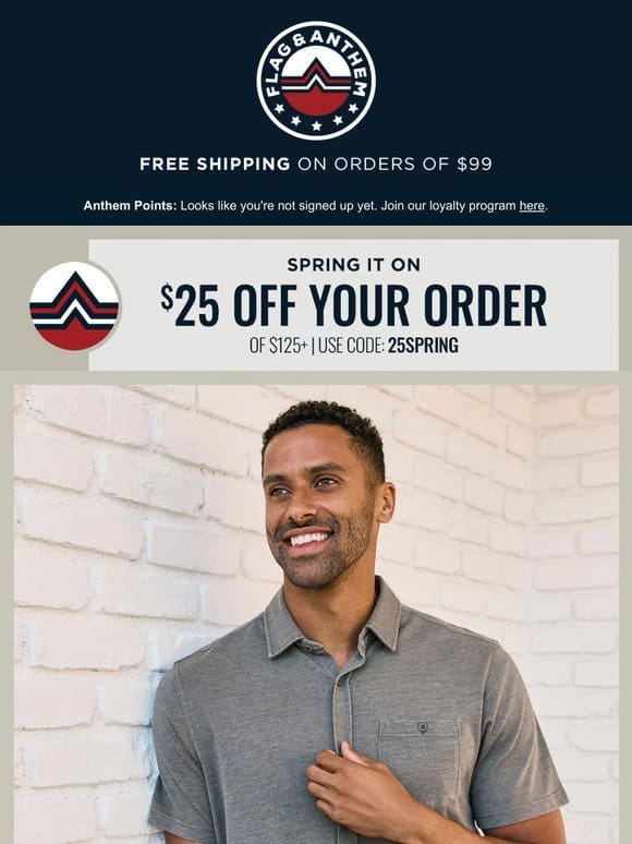RE: $25 Off Your Order