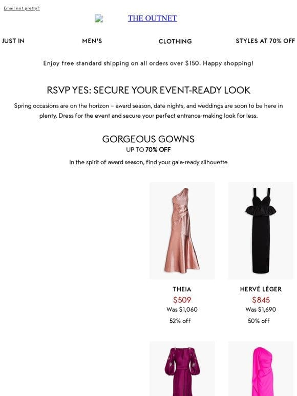 RSVP yes and find your event-ready look here