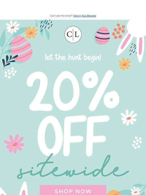 RUUUUNN!!!! 20% OFF SITEWIDE!