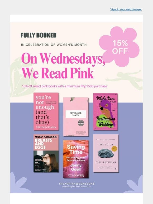 Read Pink Wednesday