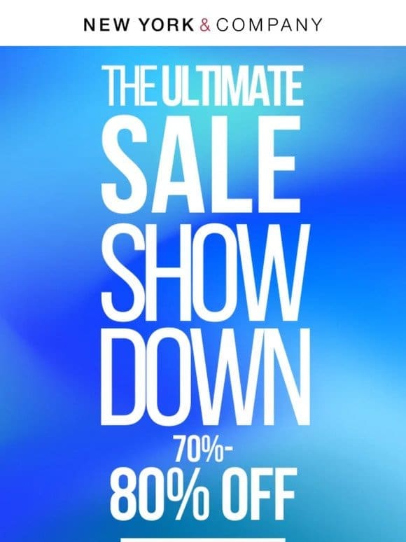Ready For The ULTIMATE Sale Showdown?
