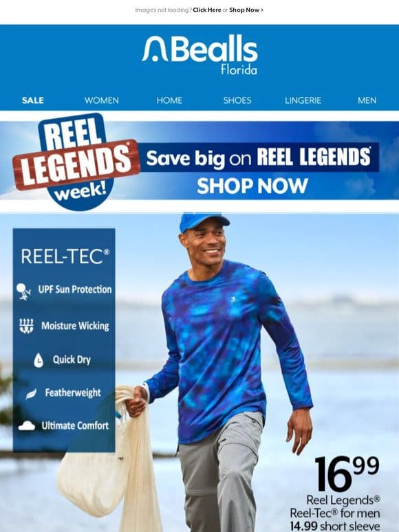 Reel Legends Week going on now! Shop the deals >>>