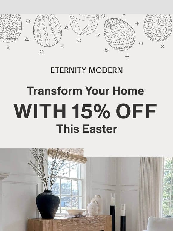 Refresh Your Nest， Easter Sale is Here