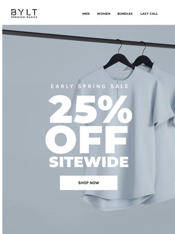 Refresh Your Wardrobe   25% OFF All Tops